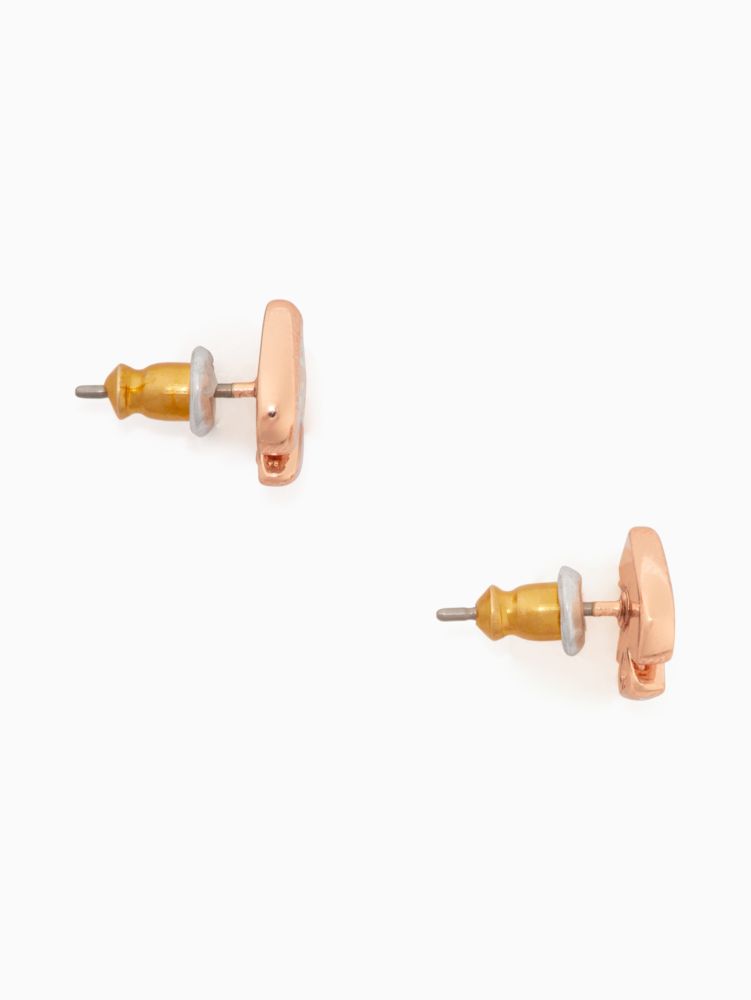 Kate Spade,Everyday Spade Glitter Enamel Studs,