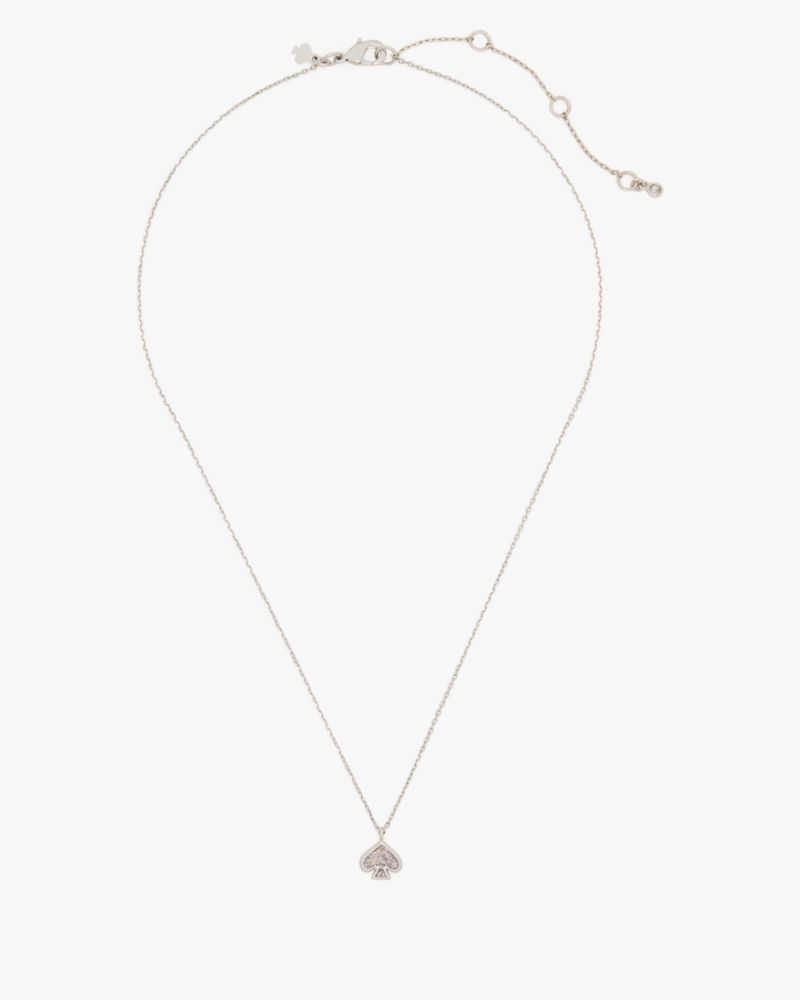 Kate Spade,Everyday Spade Glitter Enamel Mini Pendant,