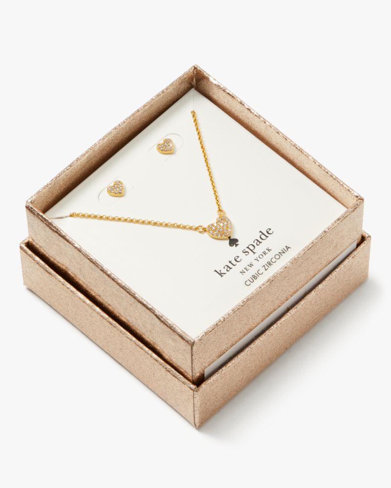 Kate Spade New York Yours Truly Pave Heart Drop