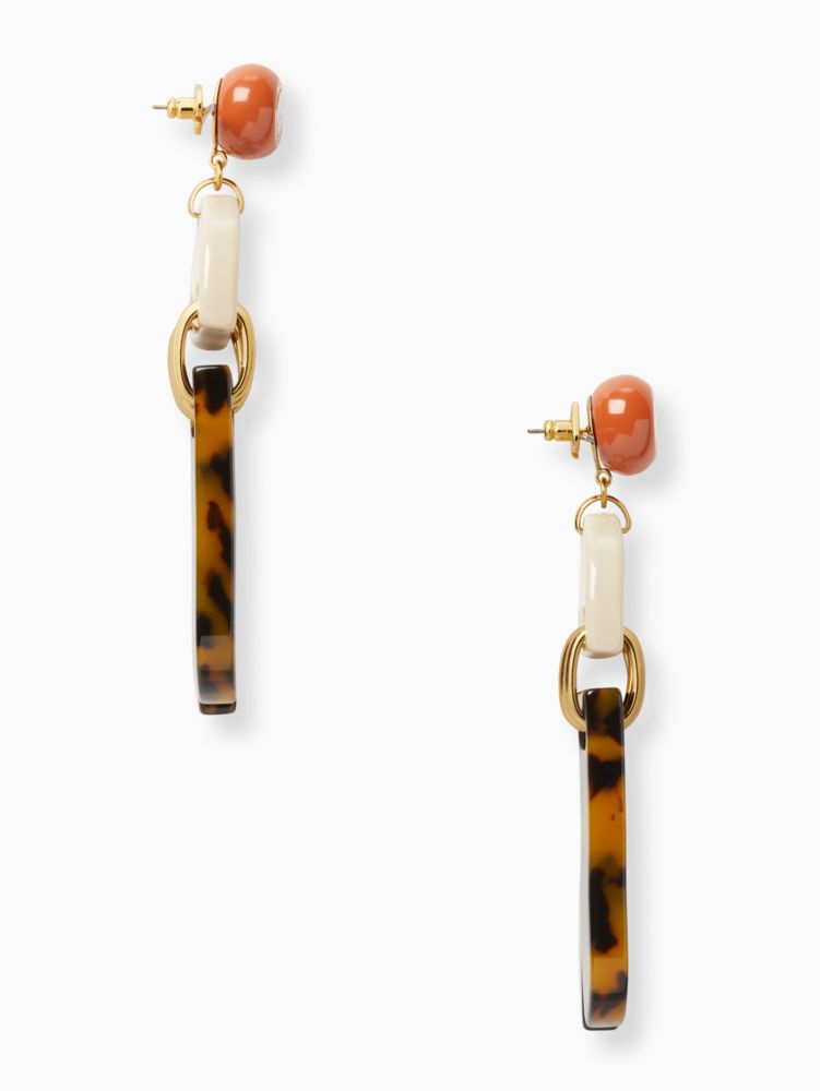 Kate Spade,be bold statement earrings,Cream Multi
