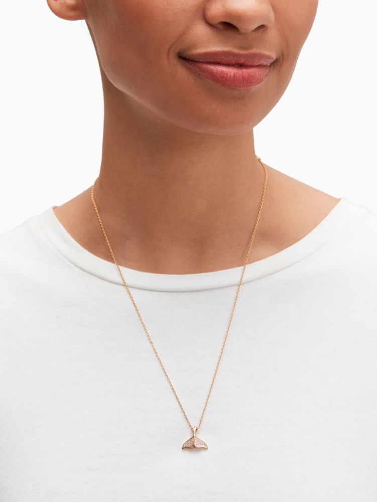 Kate spade whale tail outlet necklace