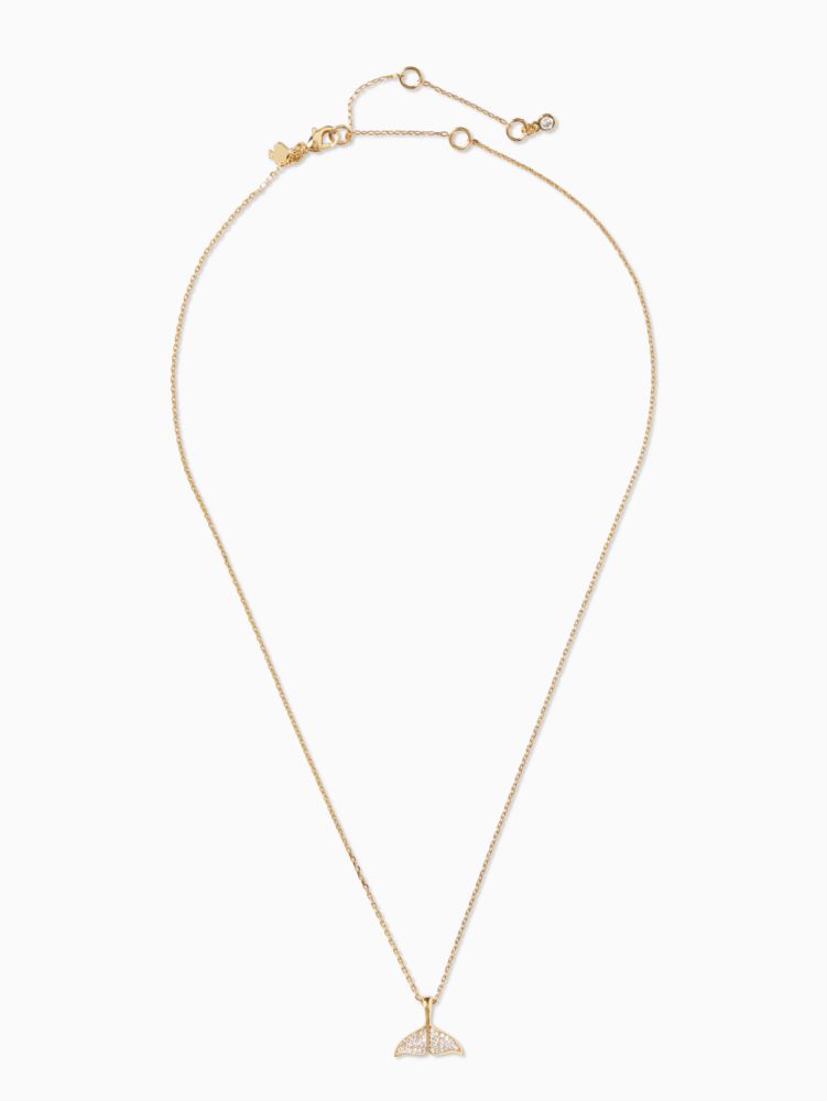 Kate spade whale store tail necklace