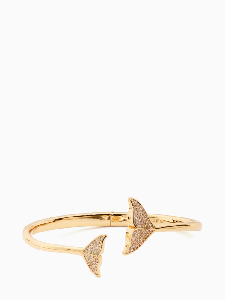 Kate Spade,whale tails pave hinged cuff,bracelets,