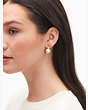 Kate Spade,sailor's knot drop studs,earrings,Cream Multi