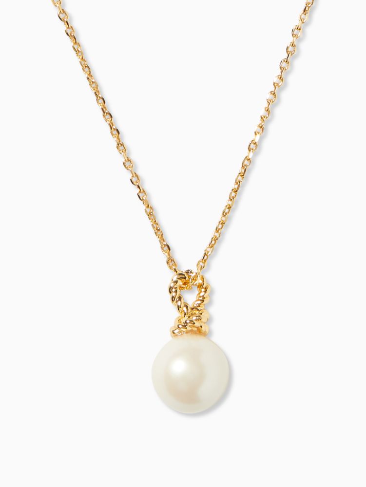 Kate Spade,sailor's knot drop pendant necklace,necklaces,