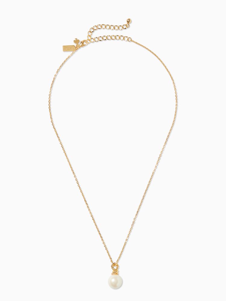 Kate Spade,sailor's knot drop pendant necklace,necklaces,