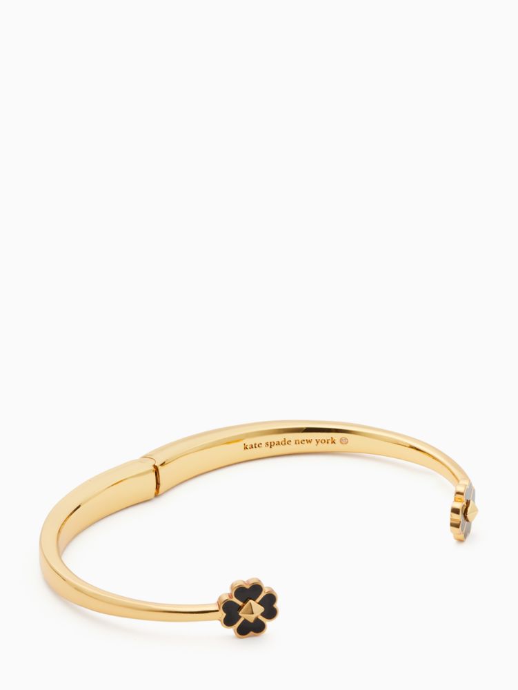 Kate Spade,Spades & Studs Enamel Hinge Cuff,