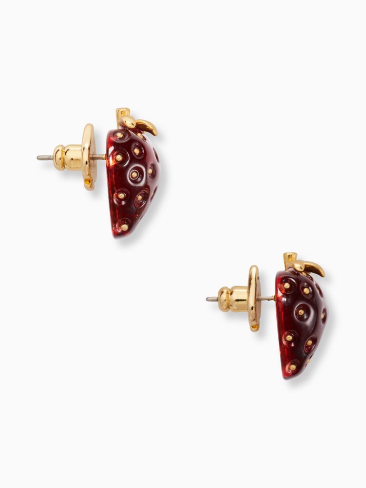 Strawberry earrings deals kate spade