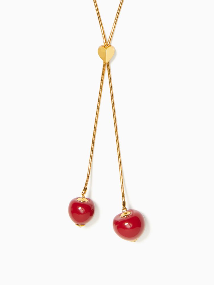 Tutti Fruity Cherry Slider Necklac | Kate Spade Surprise