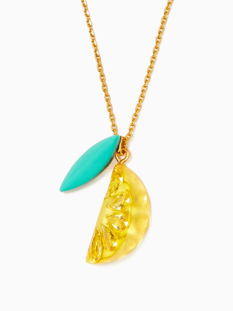 Lemon necklace 2025 kate spade