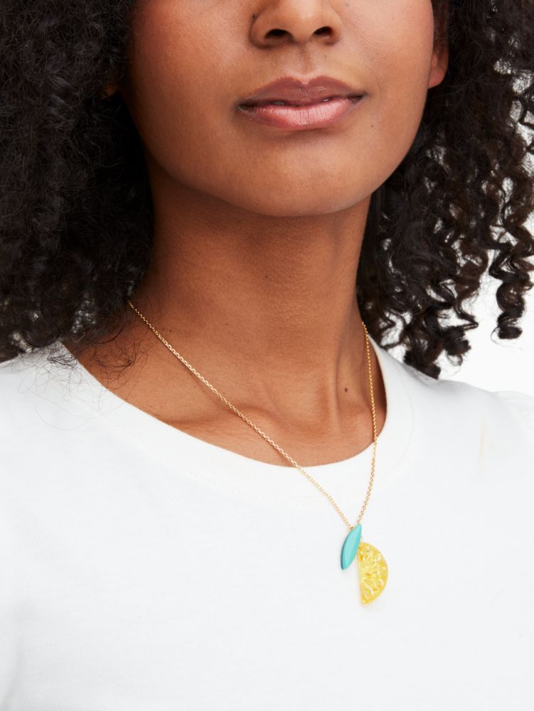 Kate spade lemon deals necklace