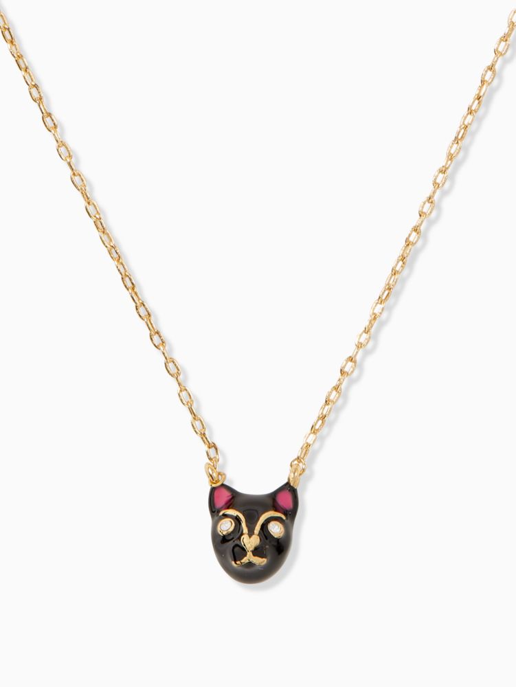 Kate spade store house cat necklace