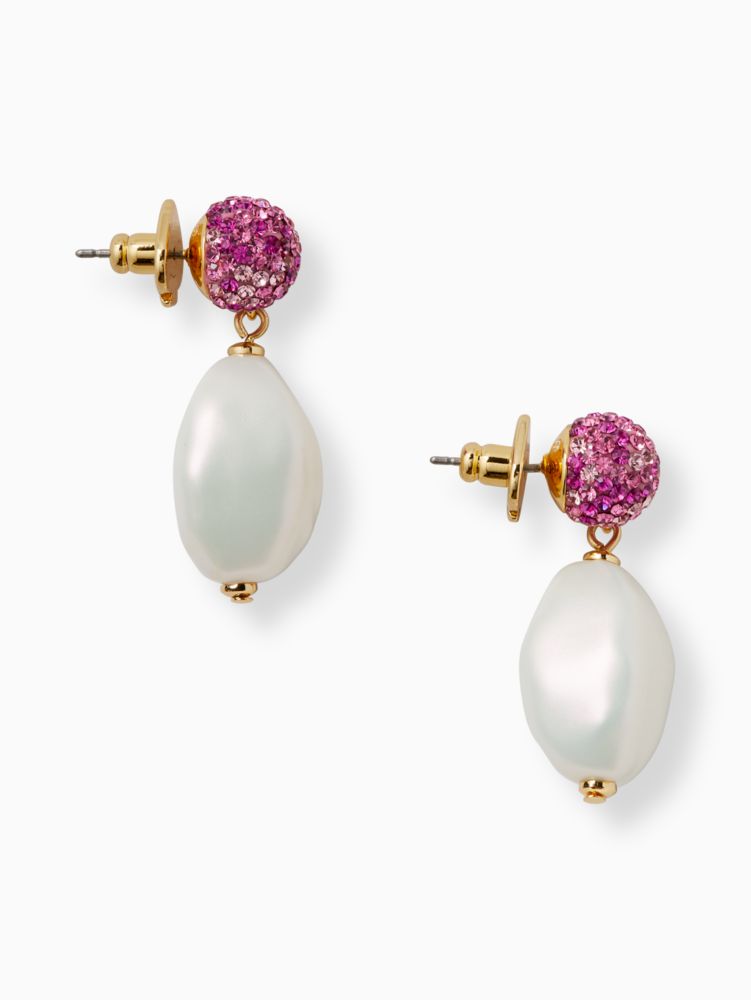 Kate Spade,pearl power drop earrings,earrings,