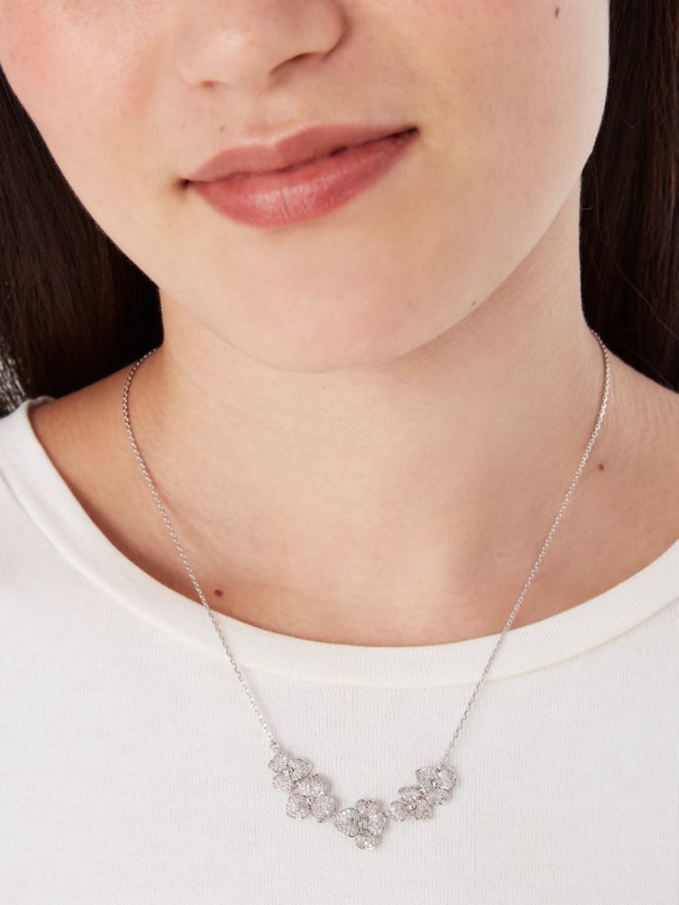 送関込♪SALE♪Kate Spade☆Precious Pansyネックレス Amazon.com: kate spade new york Precious Pansy Cluster