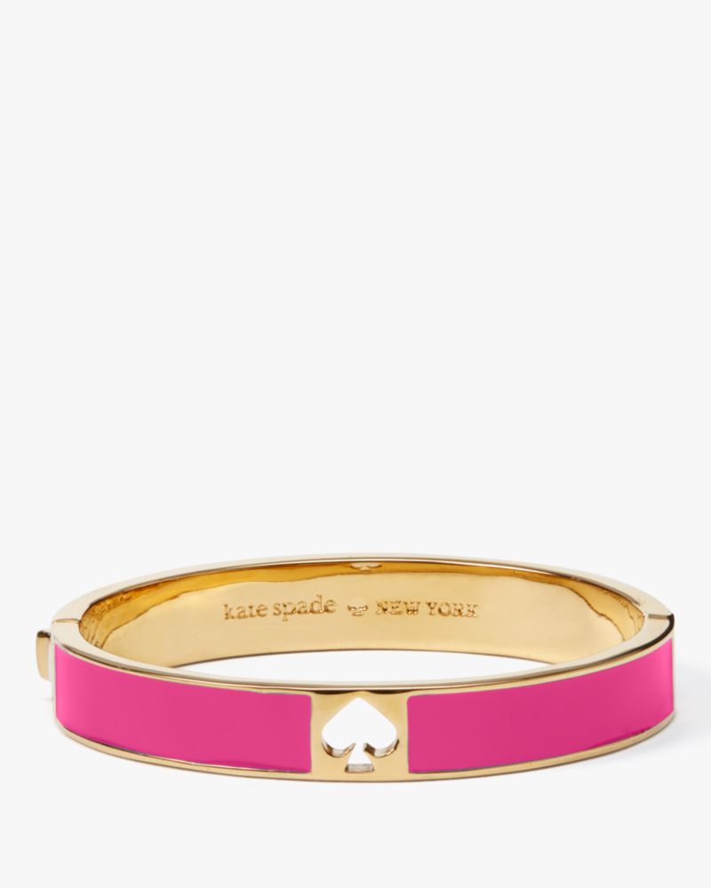 Hole Punch Spade Hinge Bangle