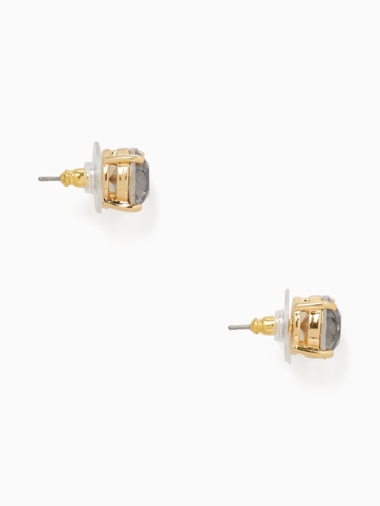 Kate Spade,Gumdrops Studs,Studs,Diamond,Glass,Gem Embellishment,Yellow Gold,14 Kt Gold,Gold Metal,Casual,Black