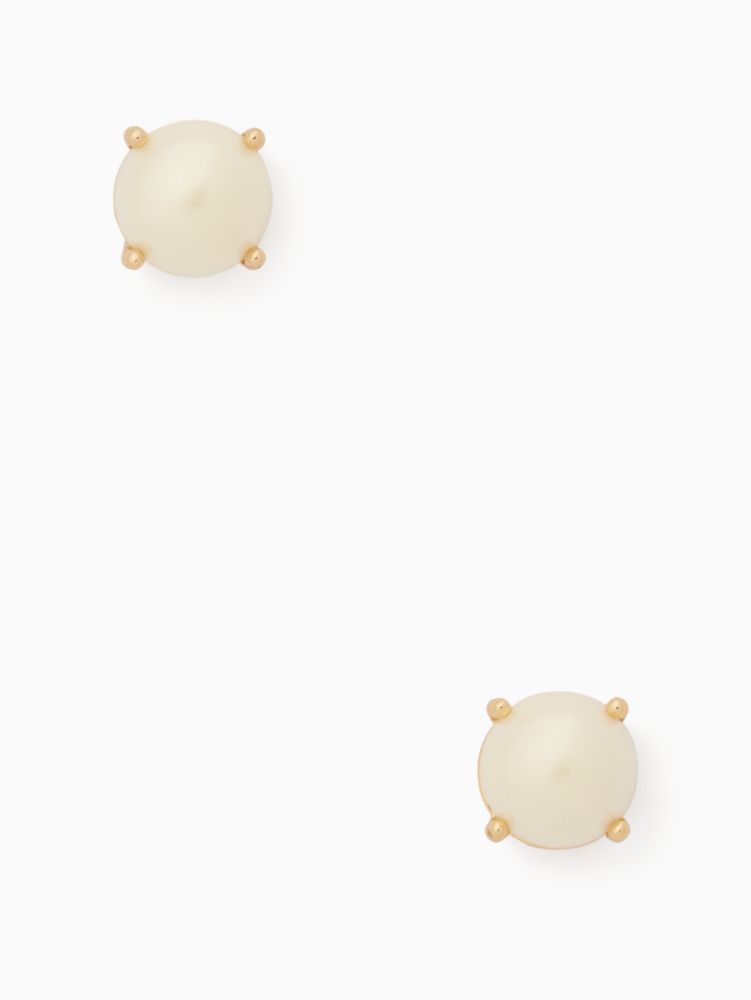 Kate Spade,pearl gumdrop studs,earrings,Cream