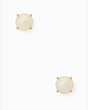Kate Spade,pearl gumdrop studs,earrings,Cream