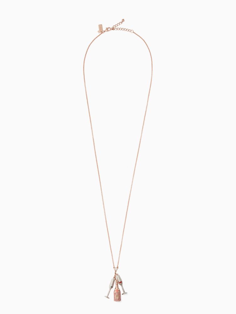 Kate Spade,make magic champagne cluster pendant,necklaces,