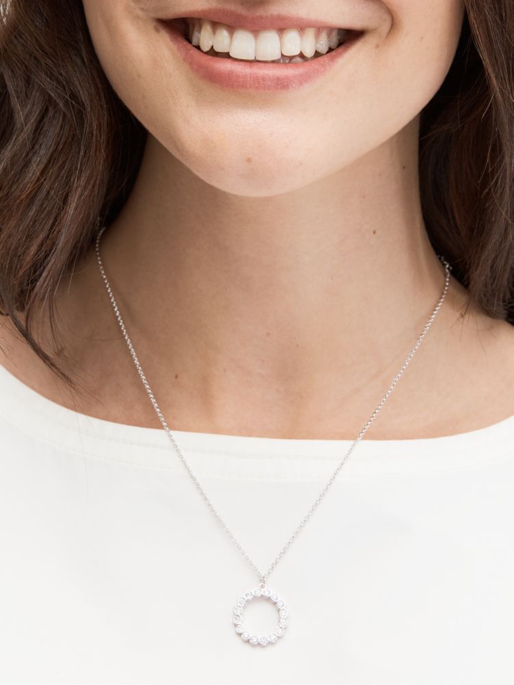 Kate spade clearance initial necklace sale