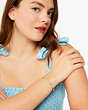 Kate Spade,Spot The Spade Enamel Hinged Bangle,bracelets,50%,Crystal Blue