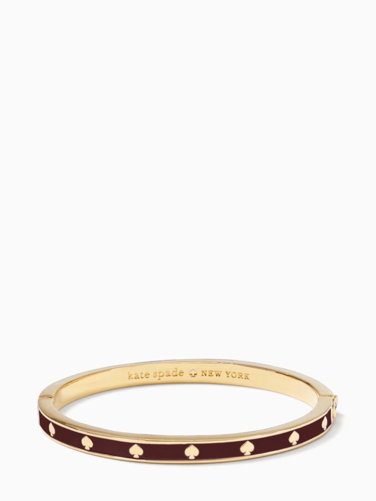 Spot The Spade Enamel Hinged Bangle | Kate Spade GB