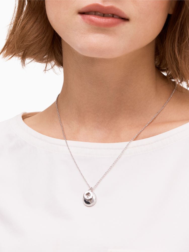 Spot The Spade Pave Charm Pendant Necklace