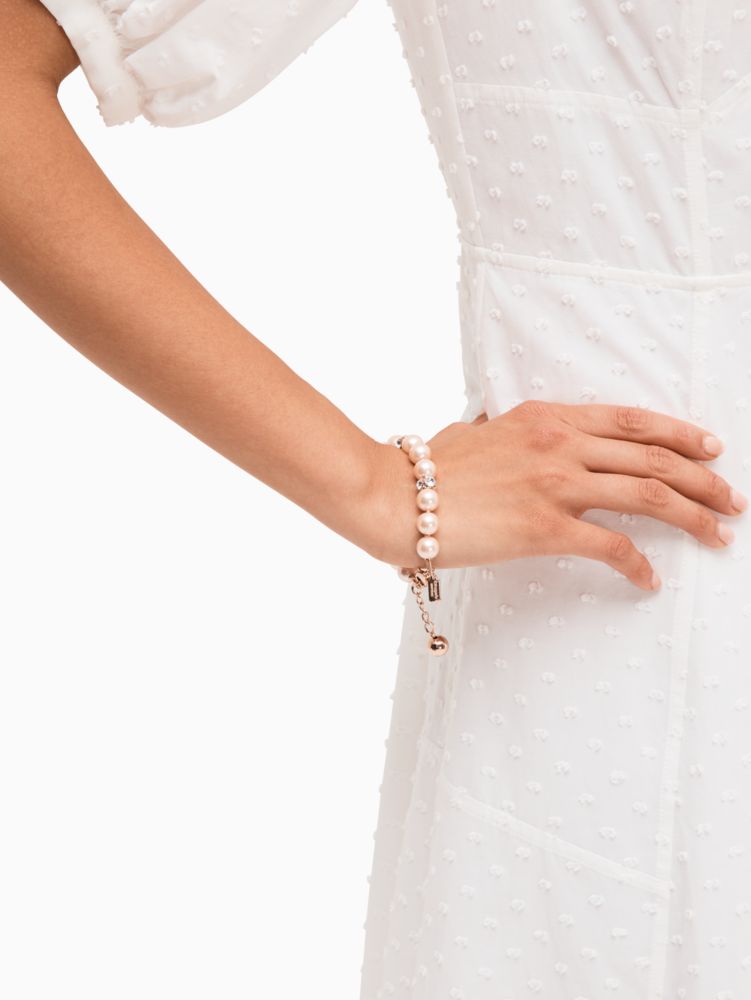 Kate Spade,pearl bracelet,