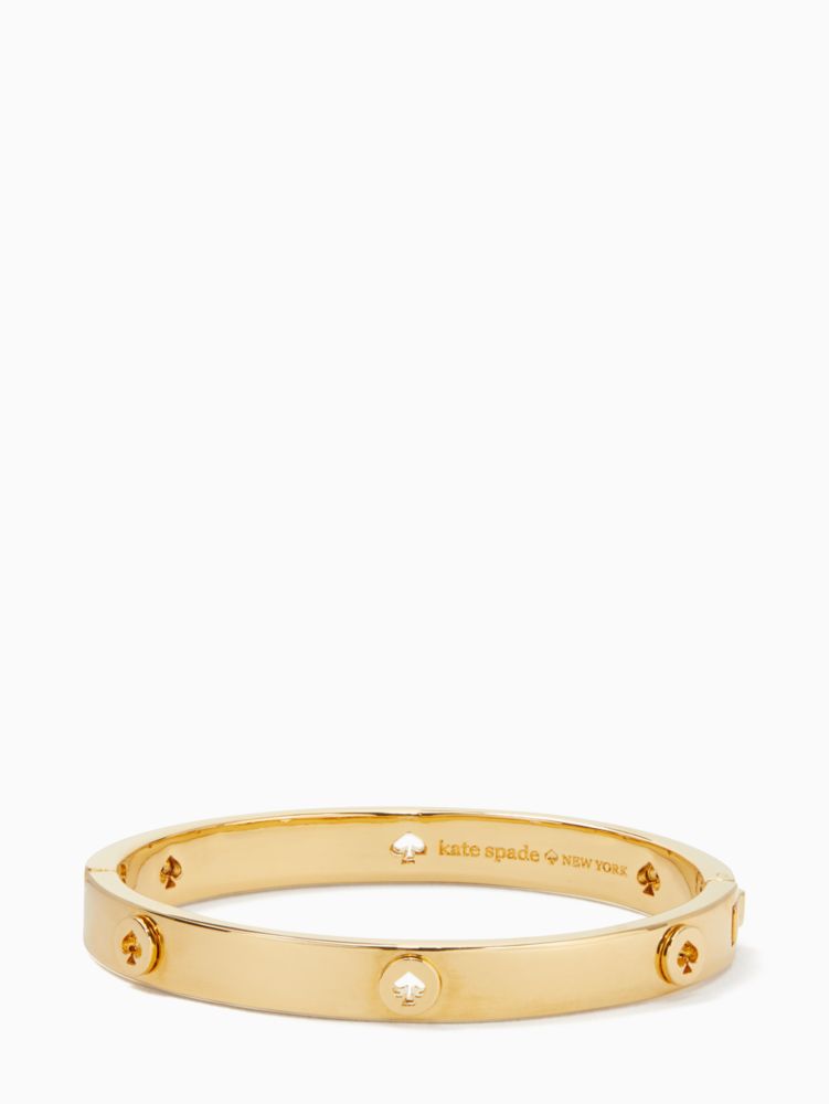 Kate Spade,Spot The Spade Studded Hinged Bangle,