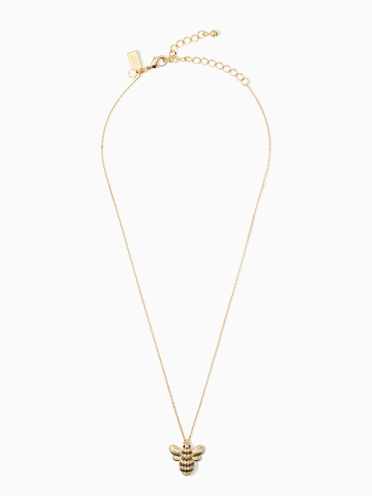 Picnic Perfect Pave Bee Mini Pendant | Kate Spade Outlet