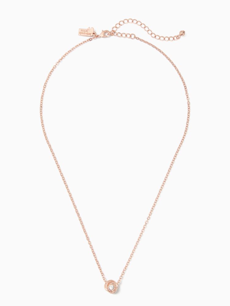 Kate Spade,infinity and beyond knot mini pendant necklace,necklaces,