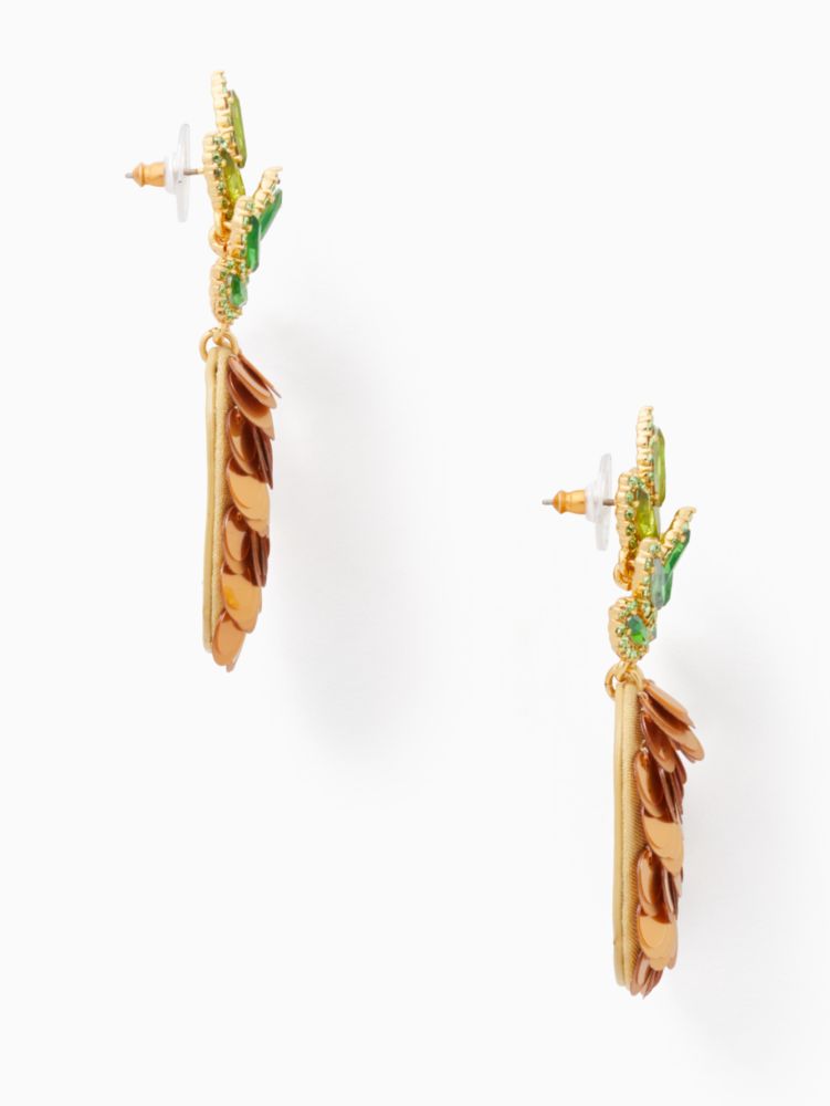 Kate spade by on sale the pool pineapple earrings