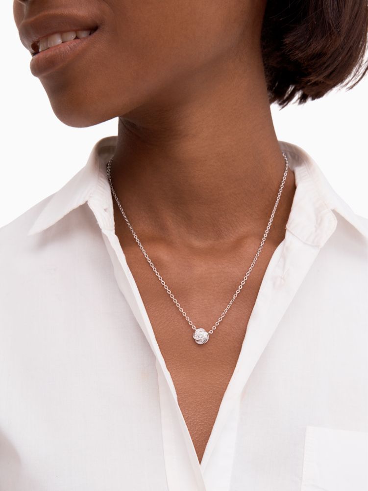 Kate spade love hot sale knot necklace