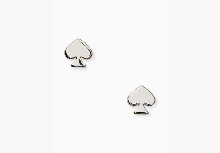 Kate Spade,signature spade mini studs,earrings,40%,Silver