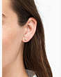 Kate Spade,signature spade mini studs,earrings,40%,Rose Gold