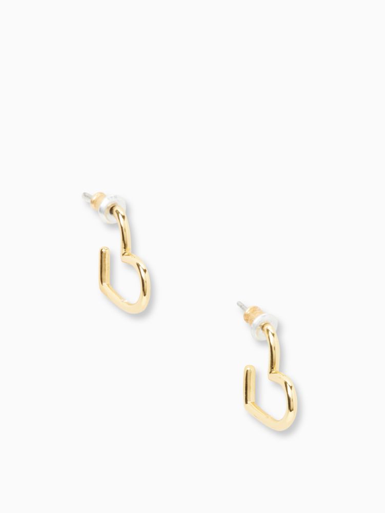 Kate spade scallop hot sale hoop earrings