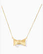 Kate Spade,all wrapped up mini pendant necklace,Gold