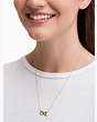 Kate Spade,all wrapped up mini pendant necklace,