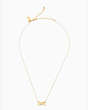 Kate Spade,all wrapped up mini pendant necklace,Gold