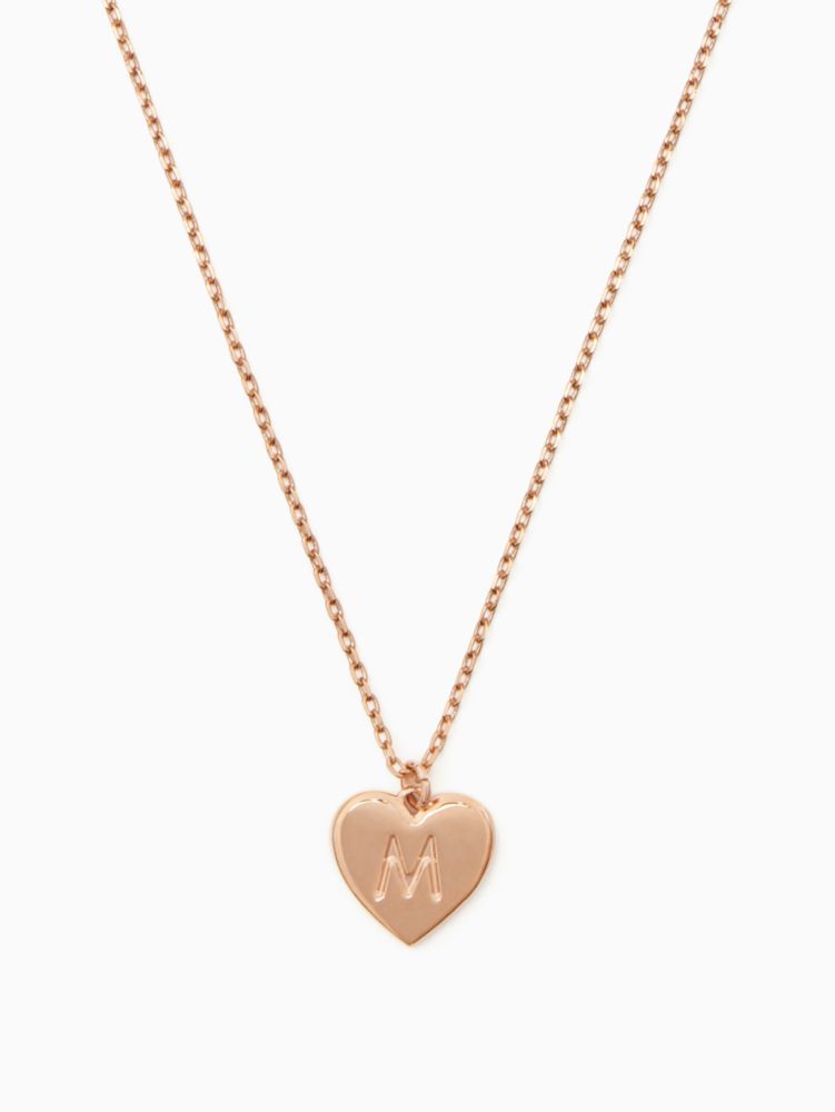 Kate spade clearance m initial necklace