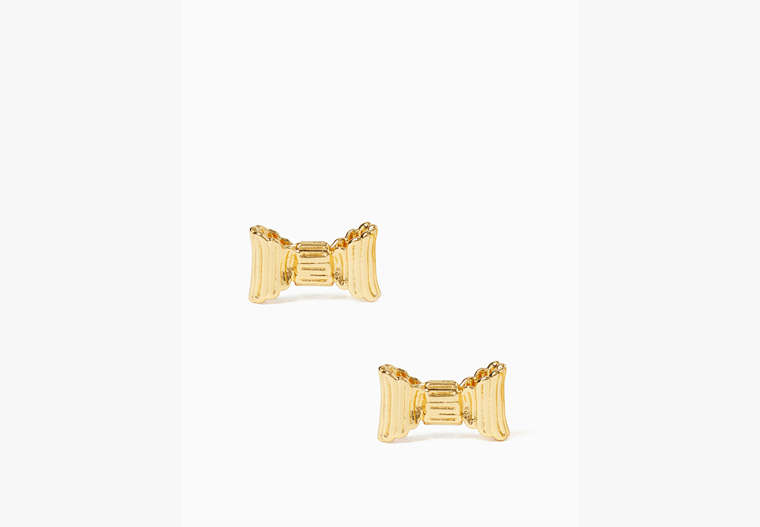 Kate Spade,all wrapped up studs,Gold