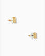 Kate Spade,all wrapped up studs,Gold