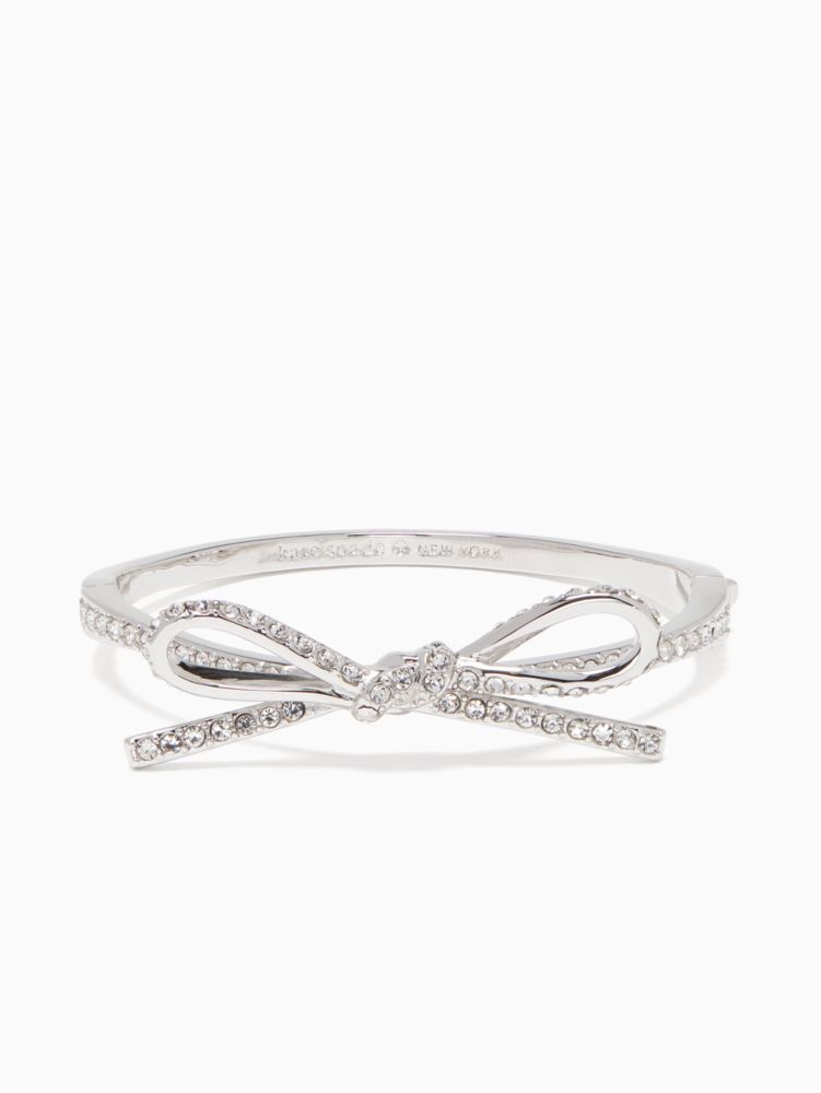 Kate Spade,skinny mini pave bow bangle,bracelets,