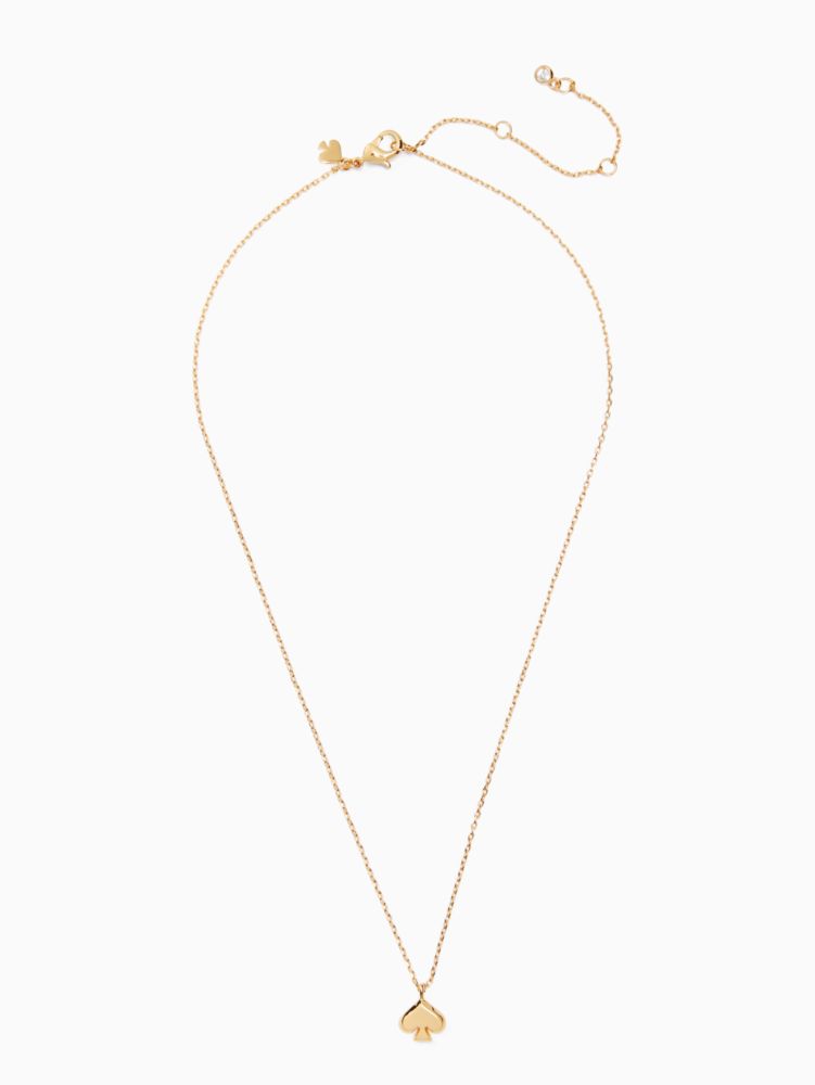 Kate Spade,Everyday Spade Metal Mini Pendant,Gold