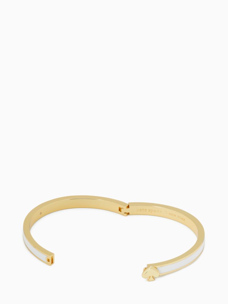 Kate Spade,Everyday Spade Thin Enamel Bangle,