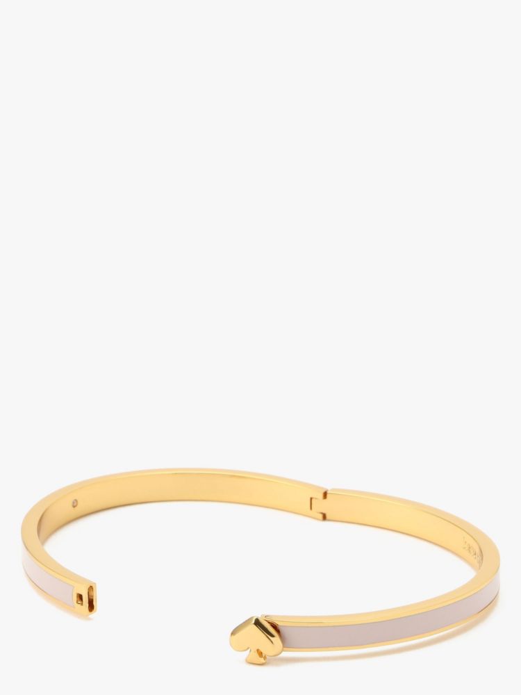 Kate Spade,エブリデー スペード シン エナメル バングル,ジュエリー,チョークピンク