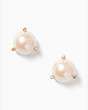 Kate Spade,rise and shine pearl studs,earrings,Blush Multi