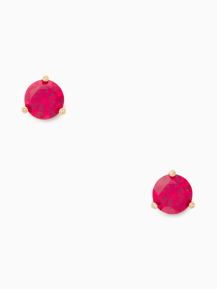 Kate Spade,Rise And Shine Studs,Studs,Cubic Zirconia,Glass,Gem Embellishment,Gold Metal,Work,