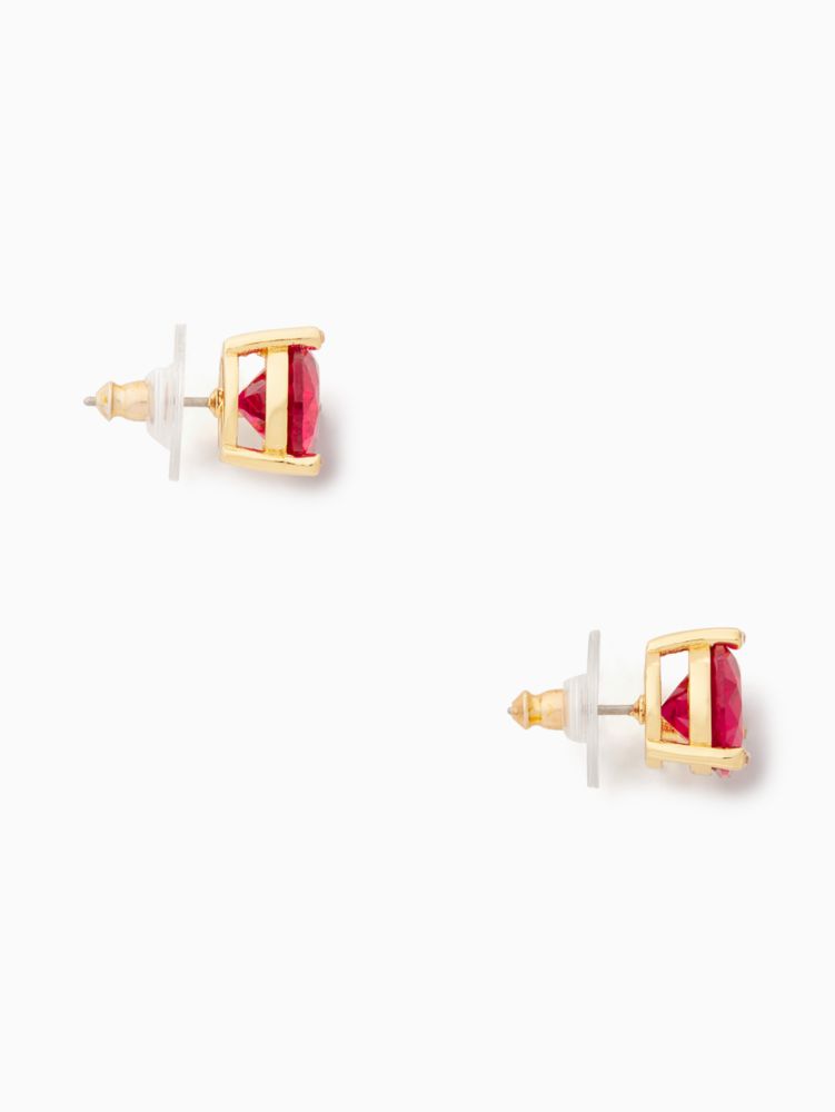 Kate Spade,Rise And Shine Studs,Studs,Cubic Zirconia,Glass,Gem Embellishment,Gold Metal,Work,