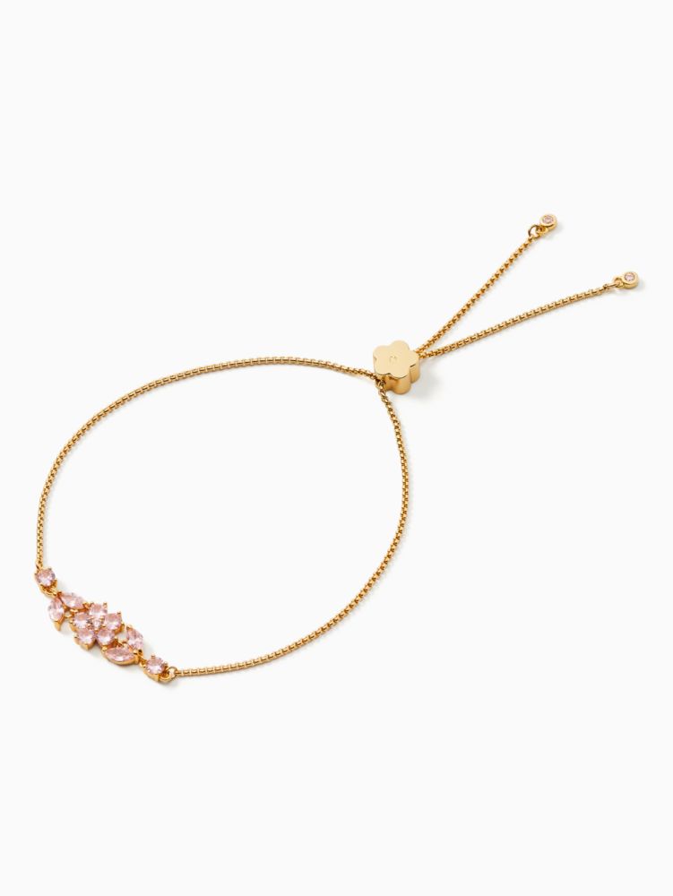 Kate Spade,Gleaming Gardenia Flower Slider Bracelet,bracelets,